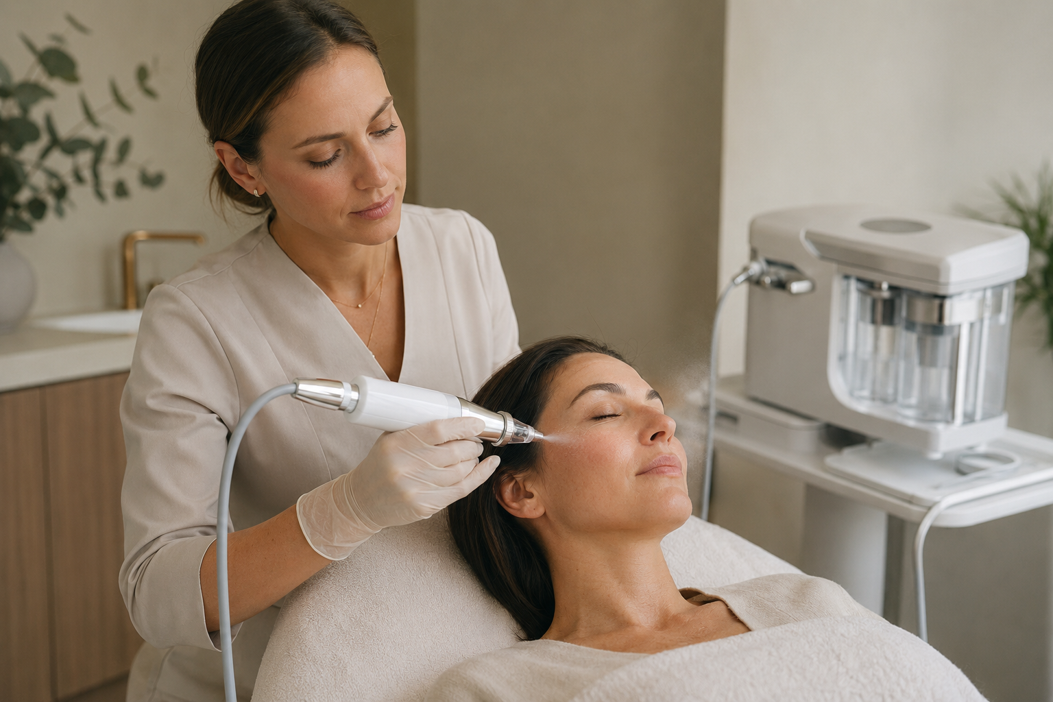 Soin Méso Lift sans aiguille pour le visage