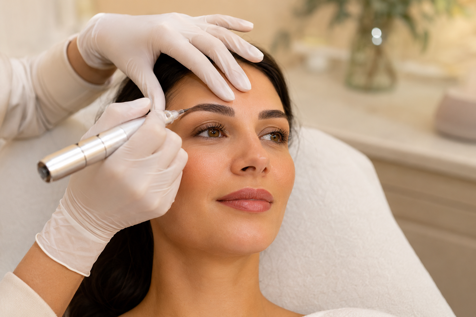 Nano-pigmentation naturelle des sourcils et des lèvres